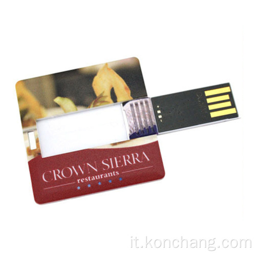 Carta di credito USB Flash Drive